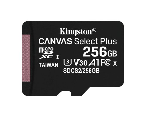 Карта пам'яті Kingston 256GB microSDXC class 10 UHS-I Canvas Select Plus (SDCS2/256GBSP)