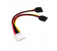 Кабель живлення SATA power 0.2m 2 connectors Vinga (VCPSATA2PW2)