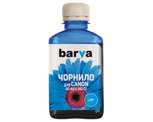 Чорнило Barva CANON GI-40 180 мл CYAN (CGI40-748)