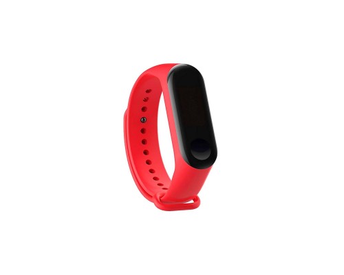 Ремінець до фітнес браслета BeCover Silicone для Xiaomi Mi Band 3/4 Red (704648)