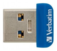 USB флеш накопичувач Verbatim 64GB Store 'n' Stay NANO Blue USB 3.2 (98711)