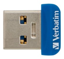 USB флеш накопичувач Verbatim 64GB Store 'n' Stay NANO Blue USB 3.2 (98711)