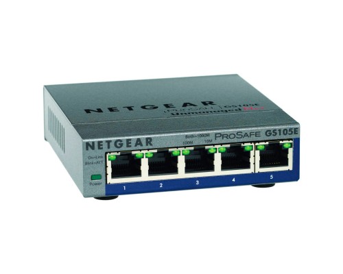 Комутатор мережевий Netgear GS105E (GS105E-200PES)