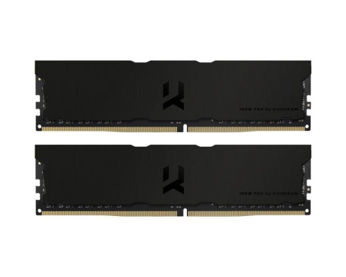 Модуль пам'яті для комп'ютера DDR4 32GB (2x16GB) 3600 MHz Iridium Pro Deep Black Goodram (IRP-K3600D4V64L18/32GDC)