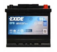 Акумулятор автомобільний EXIDE START-STOP EFB 55A (EL550)