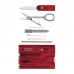 Ніж Victorinox SwissCard Transparent Red (0.7100.T)