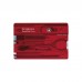Ніж Victorinox SwissCard Transparent Red (0.7100.T)