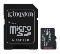 Карта пам'яті Kingston 64GB microSDXC class 10 UHS-I V30 A1 (SDCIT2/64GB)