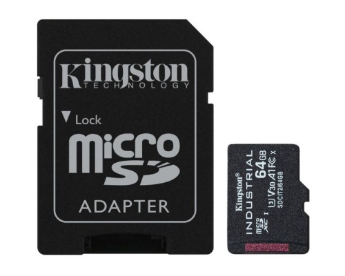 Карта пам'яті Kingston 64GB microSDXC class 10 UHS-I V30 A1 (SDCIT2/64GB)