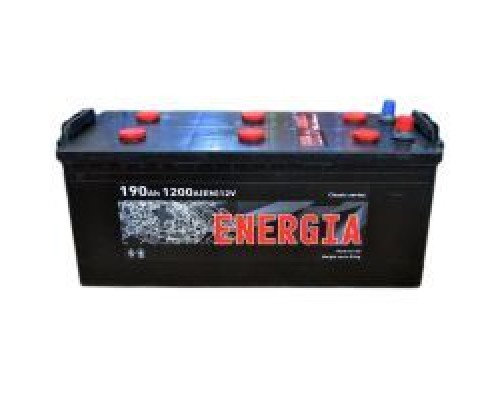 Акумулятор автомобільний ENERGIA 190Ah збоку (+/-) (000022395)