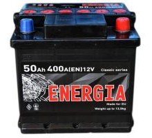 Акумулятор автомобільний ENERGIA 50Аh (000022385)