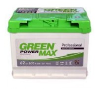 Акумулятор автомобільний GREEN POWER MAX 62Аh (000022373)