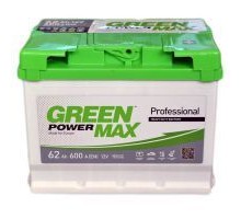 Акумулятор автомобільний GREEN POWER MAX 62Аh (000022373)