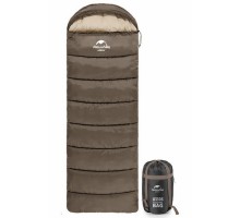 Спальний мішок Naturehike U350 NH20MSD07 Hollow Cotton Right Brown (6927595767221-R)