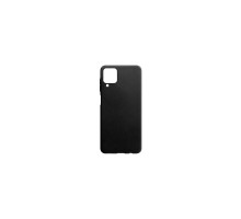 Чохол до мобільного телефона Drobak Liquid Silicon Case для Samsung Galaxy M12 Black (707010)