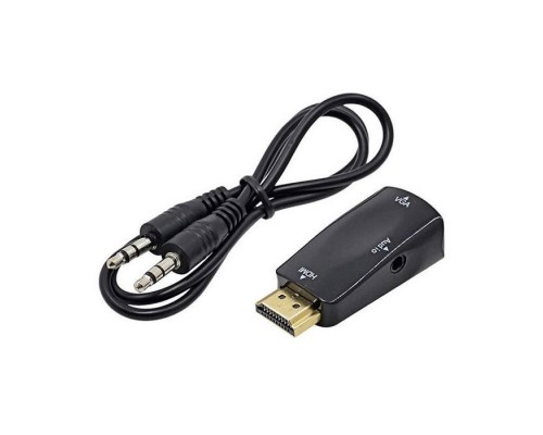 Перехідник ST-Lab HDMI male (PC/laptop) - VGA F(Monitor) (U-991 black)