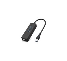 Концентратор Dynamode USB 3.0 Type-A - RJ45 Gigabit Lan, 3*USB 3.0 (USB3.0-Type-A-RJ45-HUB3)