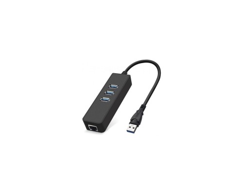 Концентратор Dynamode USB 3.0 Type-A - RJ45 Gigabit Lan, 3*USB 3.0 (USB3.0-Type-A-RJ45-HUB3)