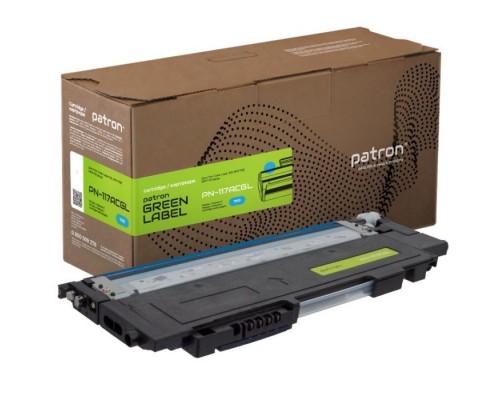 Тонер-картридж Patron HP 117A (W2071A) cyan Green Label (PN-117AСGL)