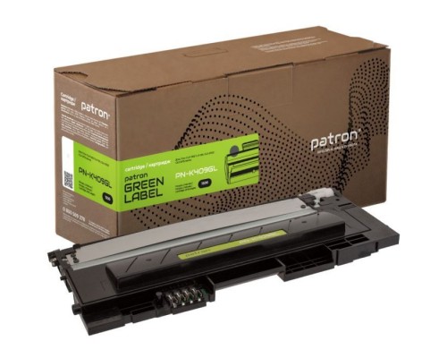 Тонер-картридж Patron Samsung CLT-409S Green Label, black (PN-K409GL)