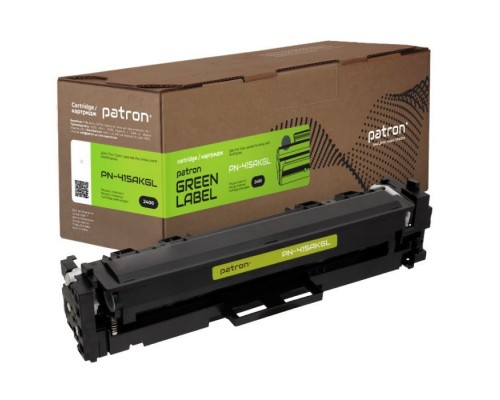 Картридж Patron HP 415A (W2030A) Green Label, black (PN-415AKGL)