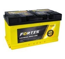 Акумулятор автомобільний FORTIS 85 Ah/12V низький Euro (FRT85-00L)