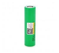 Акумулятор 18650 2500mAh (2450-2650mah), 3.7V (2.75-4.2V), green, PVC BOX Liitokala (Lii-25R)