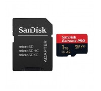 Карта пам'яті SanDisk 1 TB microSDXC UHS-I U3 Extreme Pro+SD Adapter (SDSQXCD-1T00-GN6MA)