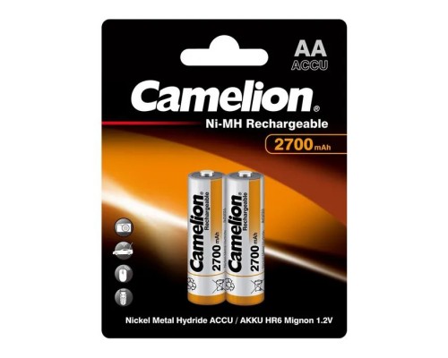 Акумулятор Camelion AA 2700 mAh Ni-MH * 2 HR6 BP2 (NH-AA2700BC2)