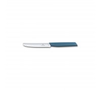 Кухонний ніж Victorinox Swiss Modern TomatoSausage 11см Blue (6.9006.11W2)