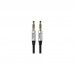 Кабель мультимедійний 3.5mm M/M 0.5m Yiven M30 black-silver Baseus (CAM30-AS1)