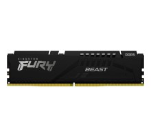 Модуль пам'яті для комп'ютера DDR5 32GB 6000 MHz Beast Black Kingston Fury (ex.HyperX) (KF560C40BB-32)