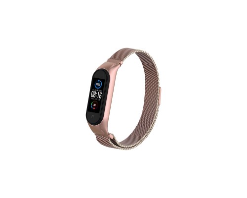 Ремінець до фітнес браслета Armorstandart Milanese Magnetic Band 503 для Xiaomi Mi Band 6/5 Rose Gold (ARM57183)