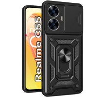Чохол до мобільного телефона BeCover Military Realme C55 Black (709173)
