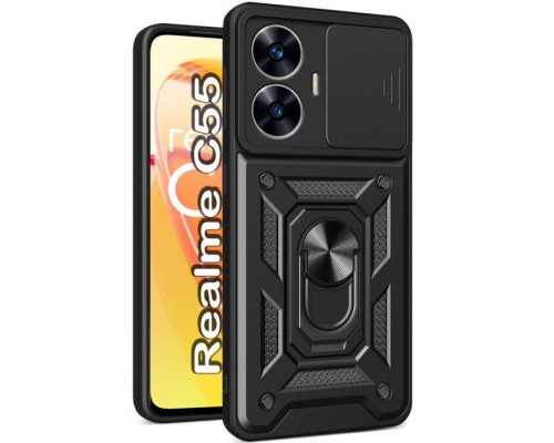 Чохол до мобільного телефона BeCover Military Realme C55 Black (709173)