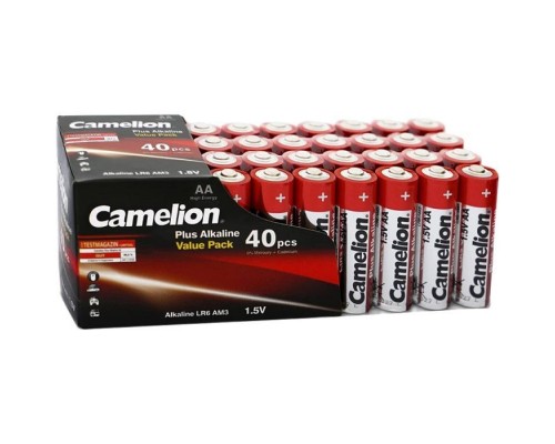 Батарейка Camelion AA Plus Alkaline LR6 * 40 (LR6-SP40)