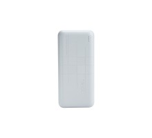 Батарея універсальна XO 30000mAh, PD/20W, QC3.0/22.5W, Input(Type-C,MicroUSB), Output(2*USB,Type-C), White (XO-PR189W / 29188)