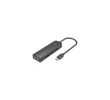 Концентратор Vention USB 3.1 Type-C to 3xUSB 3.0+MicroUSB+3.5mm Sound Adapter black (TGQBB)