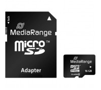 Карта пам'яті Mediarange 16GB microSD class 10 (MR958)