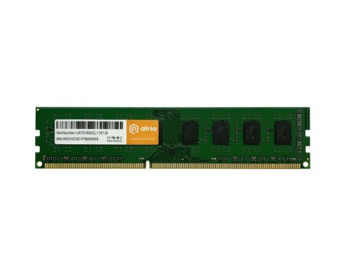 Модуль пам'яті для комп'ютера DDR3 8GB 1600 MHz ATRIA (UAT31600CL11K1/8)