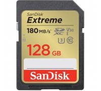 Карта пам'яті SanDisk 128GB SD class 10 UHS-I Extreme (SDSDXVA-128G-GNCIN)