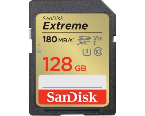 Карта пам'яті SanDisk 128GB SD class 10 UHS-I Extreme (SDSDXVA-128G-GNCIN)