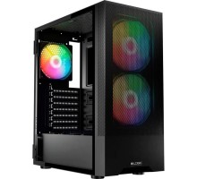 Корпус для ПК Logic concept ARYA MESH+GLASS ARGB fans 2x140mm+1x120mm BLACK (AT-ARYA-10-000000-0002)