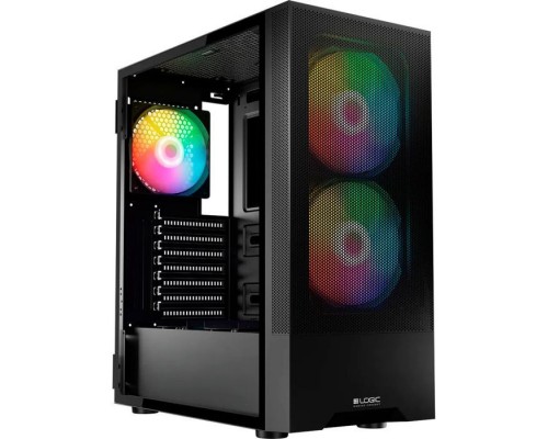 Корпус для ПК Logic concept ARYA MESH+GLASS ARGB fans 2x140mm+1x120mm BLACK (AT-ARYA-10-000000-0002)