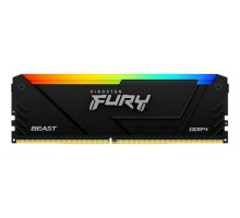 Модуль пам'яті для комп'ютера DDR4 16GB 3600 MHz Beast RGB Kingston Fury (ex.HyperX) (KF436C18BB2A/16)