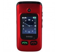 Мобільний телефон Sigma Comfort 50 Shell Duo Type-C Red Black (4827798212516)