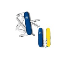 Ніж Victorinox Camper Ukraine 91 мм Синьо-жовтий (1.3613.2.8)