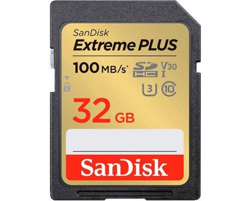 Карта пам'яті SanDisk 32GB SDXC class 10 Extreme PLUS (SDSDXWT-032G-GNCIN)