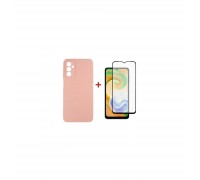 Чохол до мобільного телефона Dengos Samsung Galaxy A04s Case + Glass (Pink) (DG-KM-77)