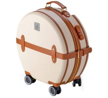 Валіза Semi Line 20" (S) Ecru/Brown (T5670-2) (DAS302666)